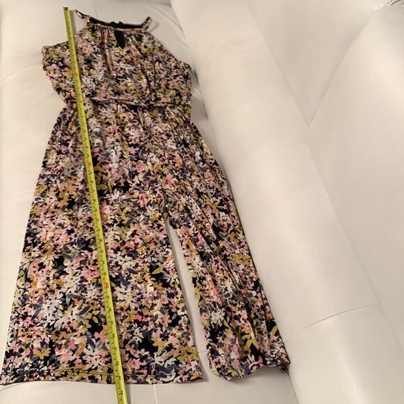London Times Floral Blossom Print Jumpsuit Size 6 - Picture 6 of 8
